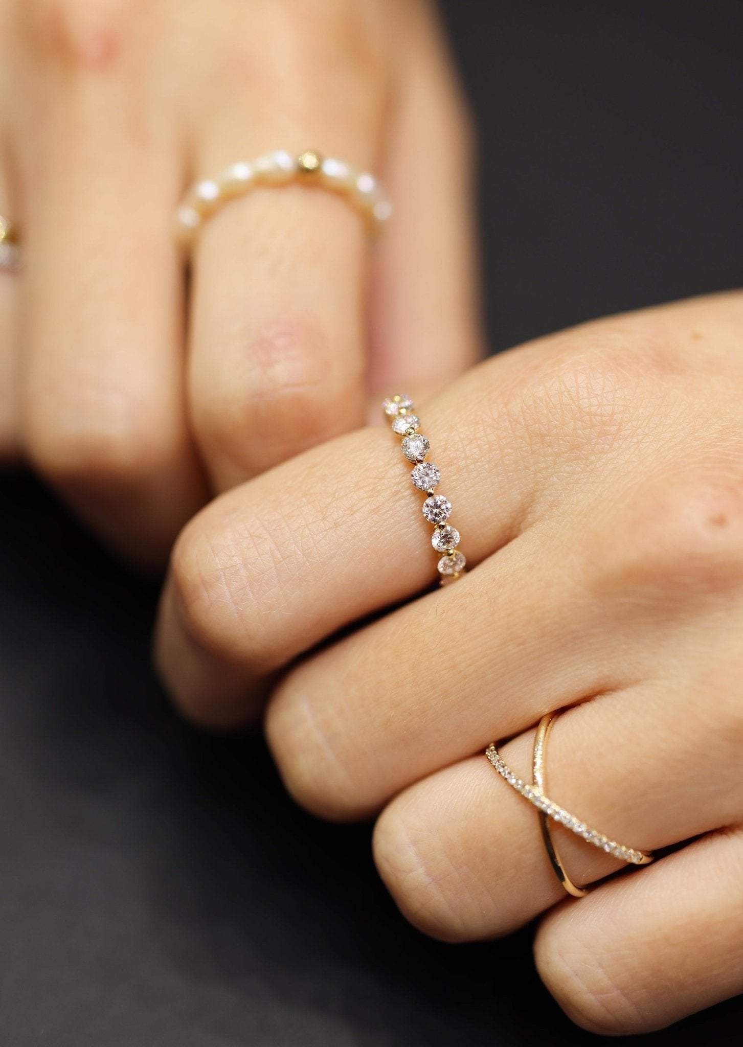 Ballet Diamond Eternity Ring - SIA Jewelry