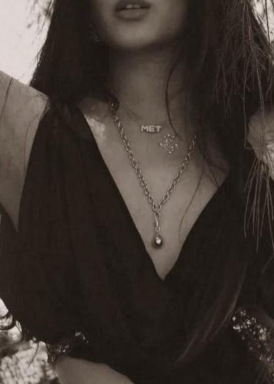 Bubble Diamond Nameplate Chain Necklace - SIA Jewelry