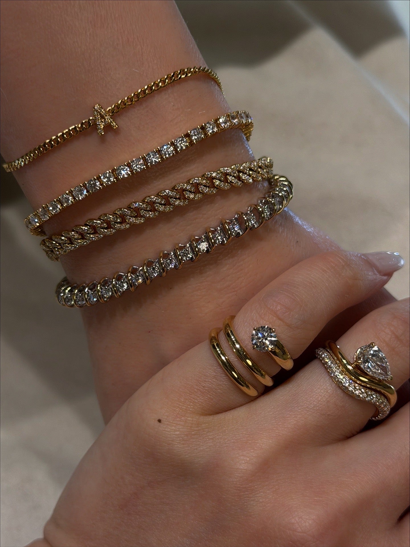 Charmaine Trinity Diamond Ring - SIA Jewelry