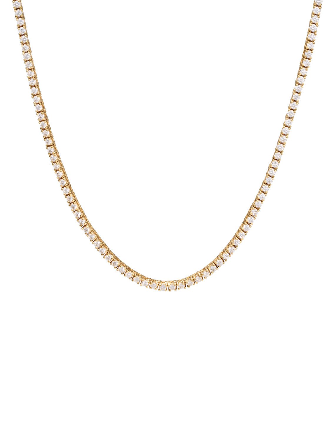 Classic Diamond Tennis Necklace - SIA Jewelry