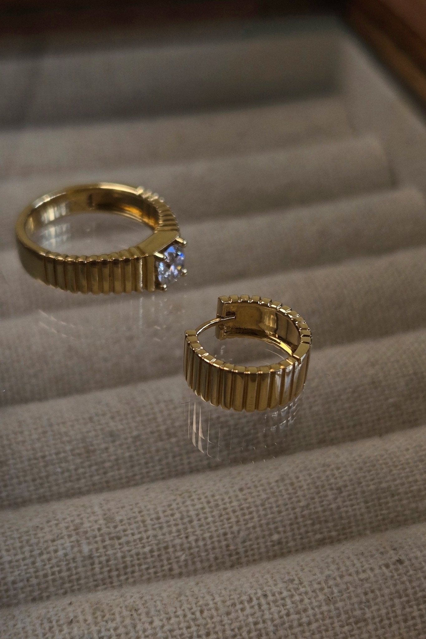 Galia Gold Hoop - SIA Jewelry