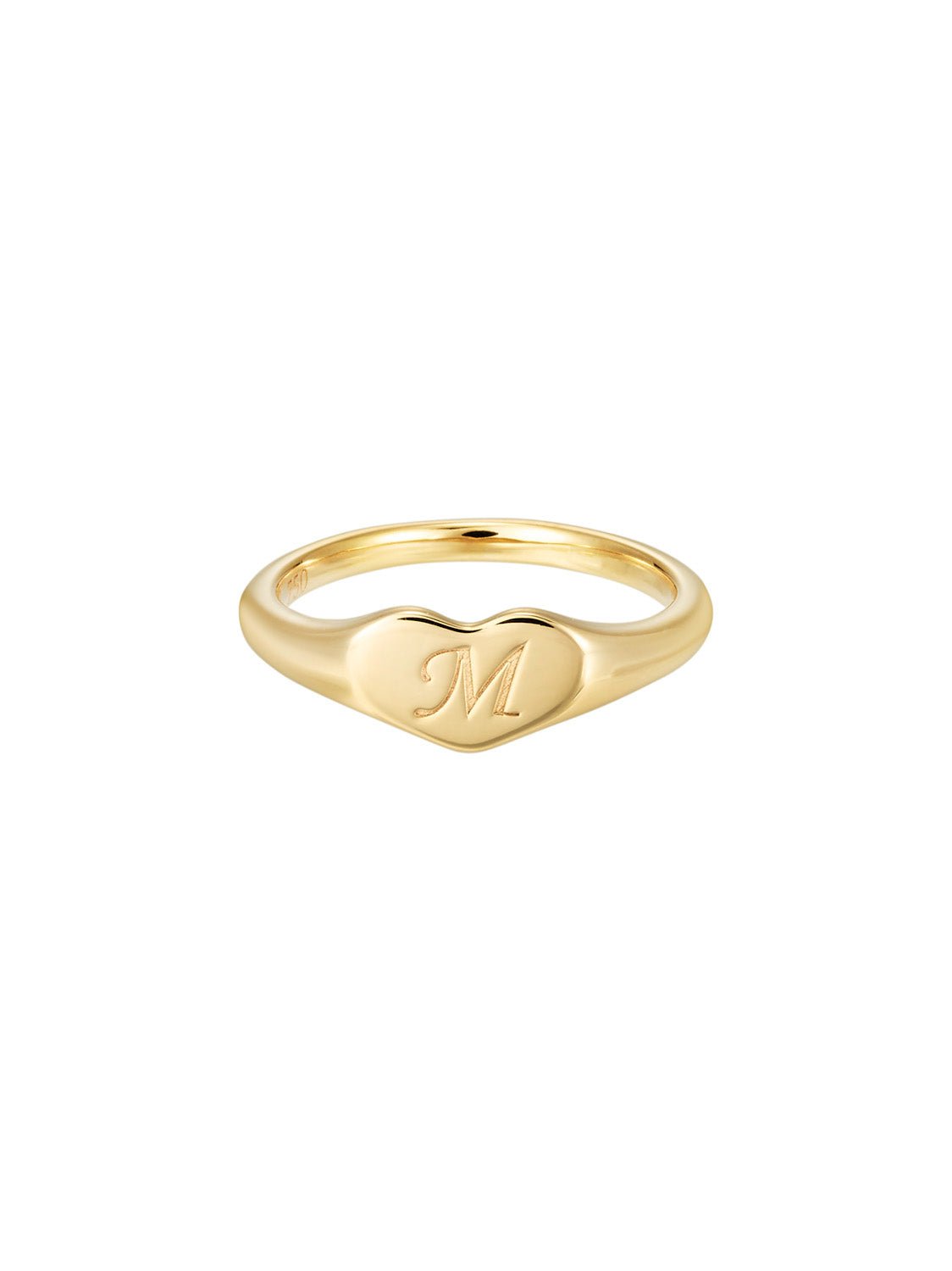 Heart Shape Signet ring - SIA Jewelry