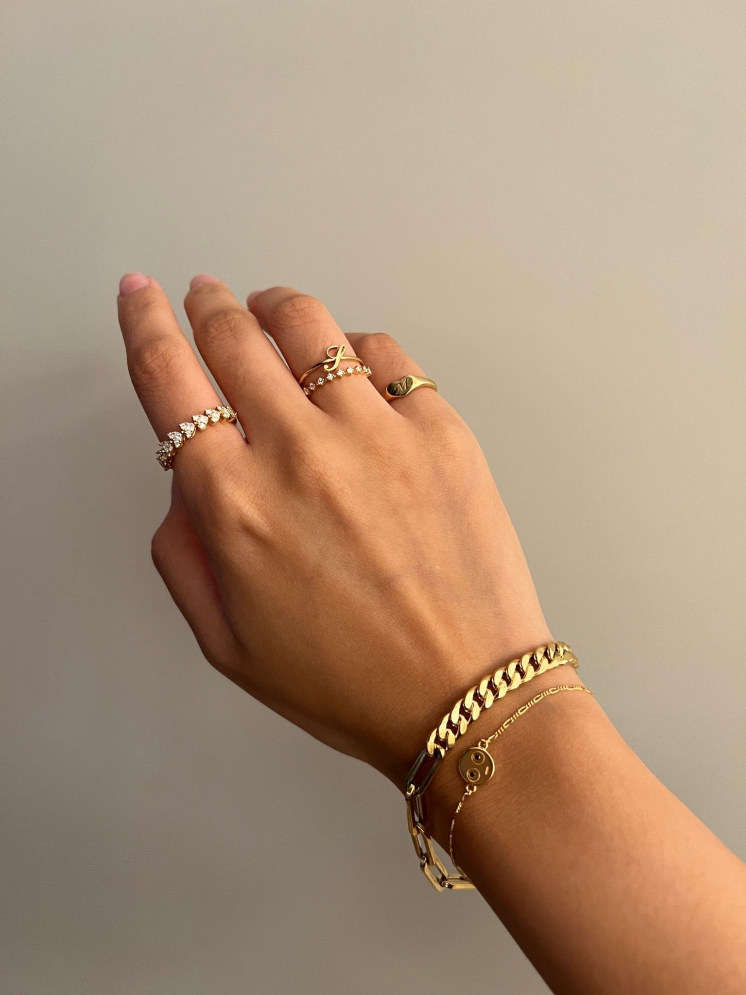 Heart Shape Signet ring - SIA Jewelry