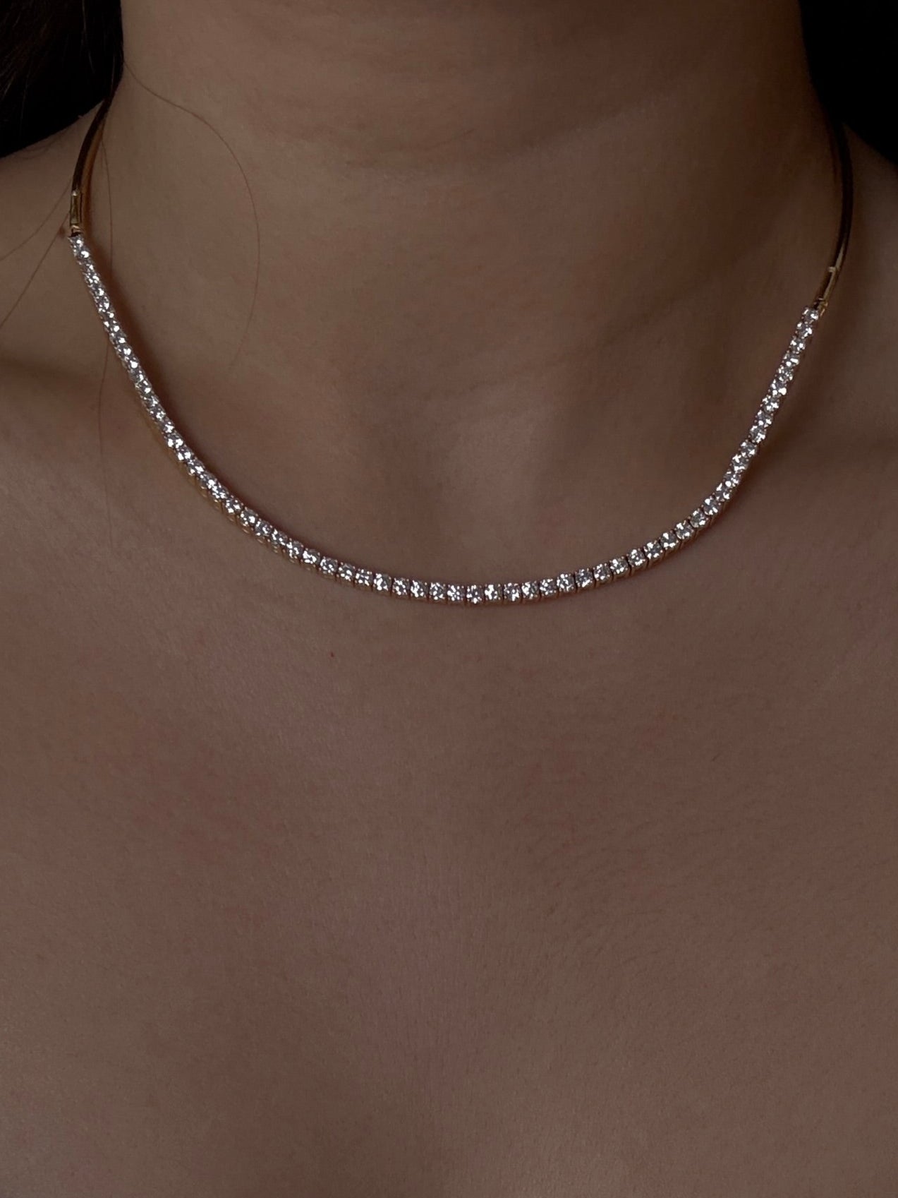 Interchangeable Dualité Diamond Tennis Necklace - SIA Jewelry