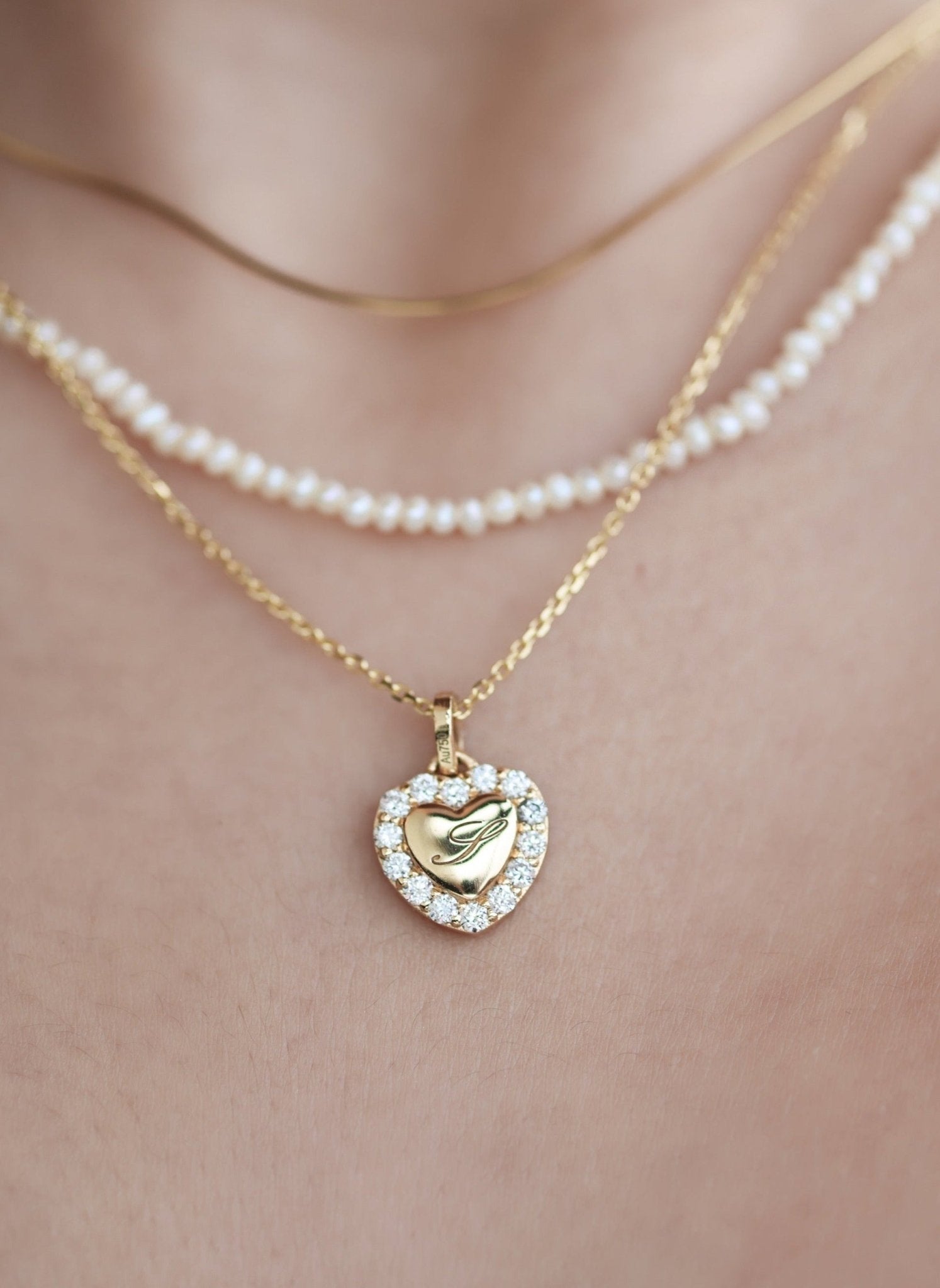 Kylie Heart Diamond Pendent - SIA Jewelry