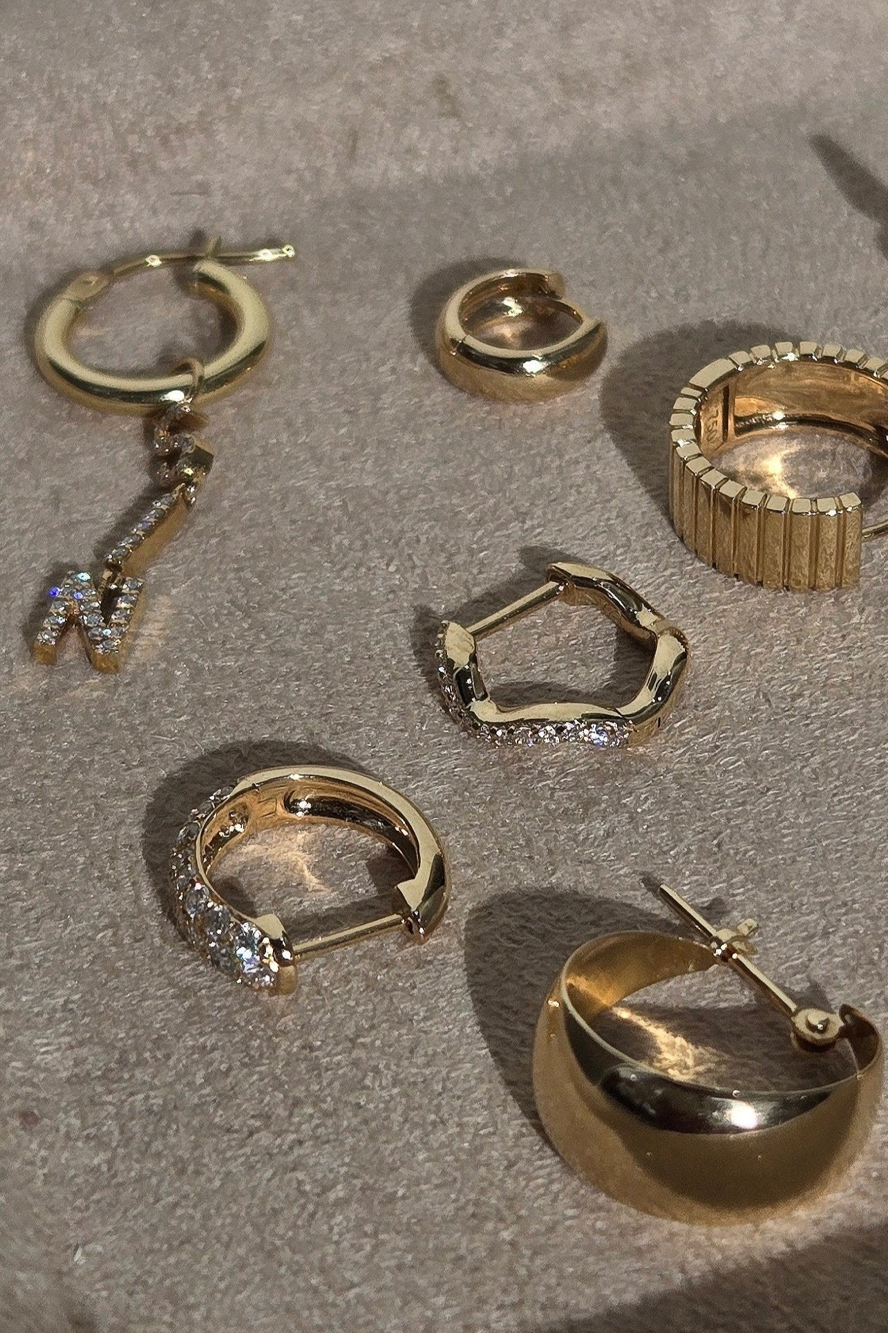 Mika Gold Huggie - SIA Jewelry