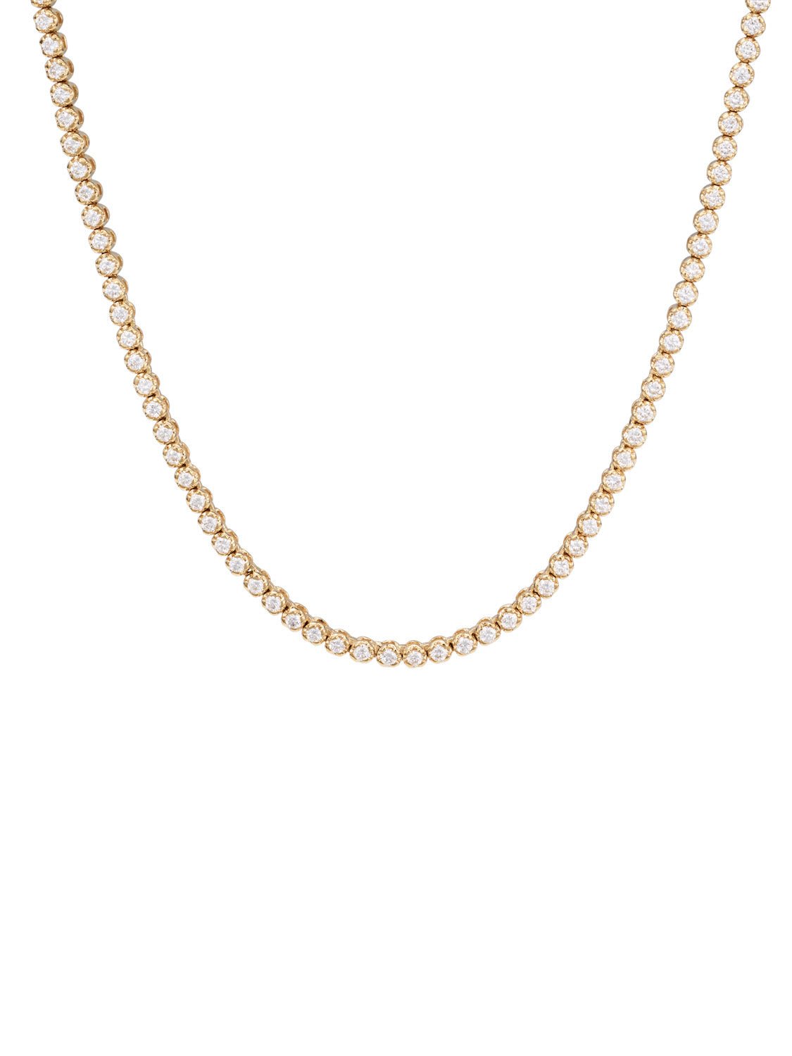 Petite Nadia Diamond Tennis Necklace - SIA Jewelry