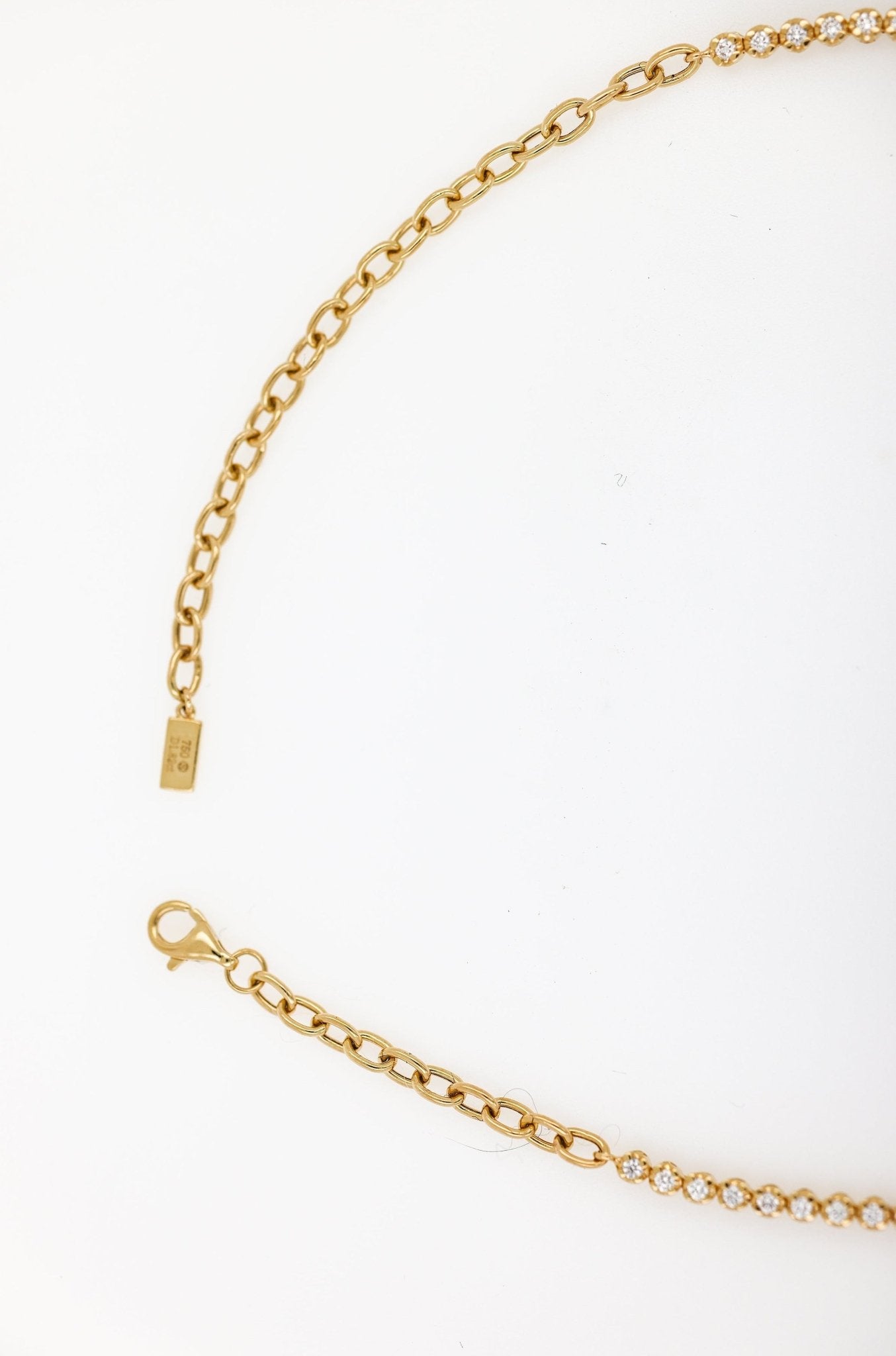 Petite Nadia Tennis Diamond Necklace - SIA Jewelry