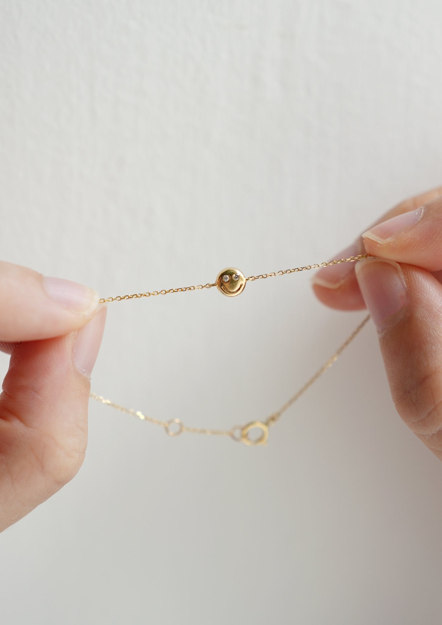 Smiley Face Diamond Bracelet - SIA Jewelry