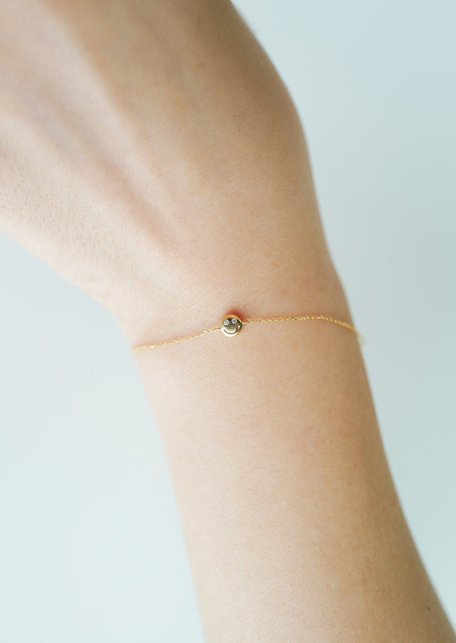 Smiley Face Diamond Bracelet - SIA Jewelry