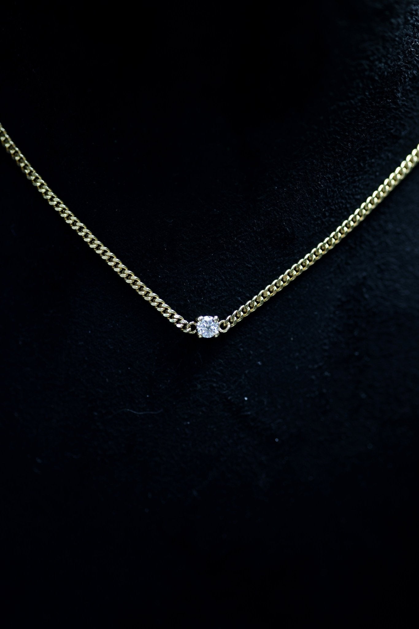 Solitaire Diamond Chain - SIA Jewelry