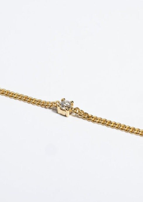 Solitaire Diamond Chain Bracelet - SIA Jewelry