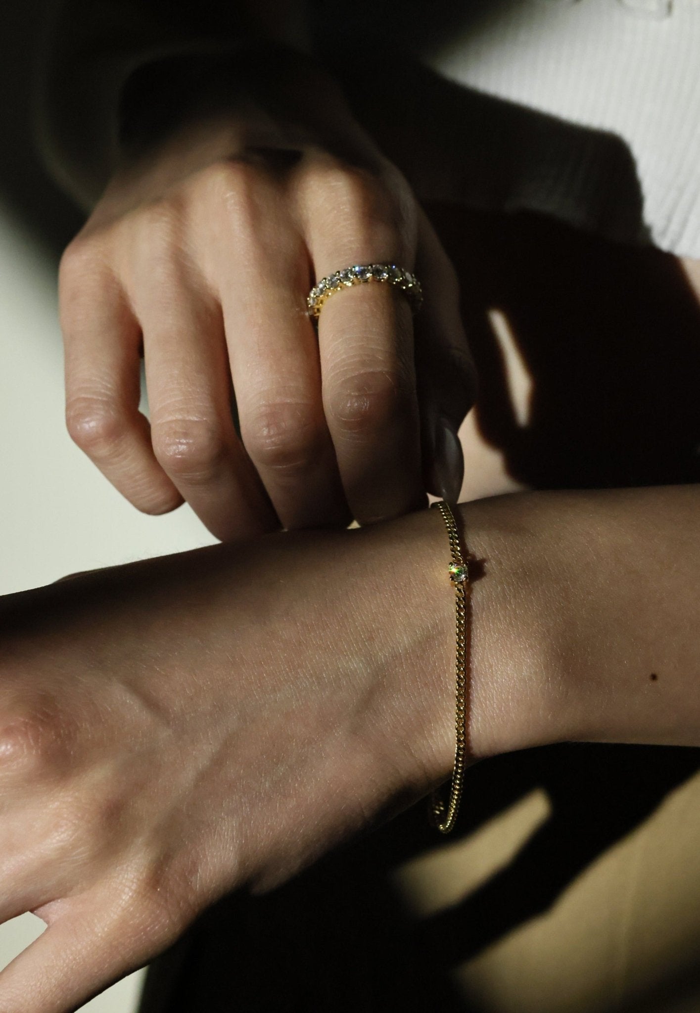 Solitaire Diamond Chain Bracelet - SIA Jewelry