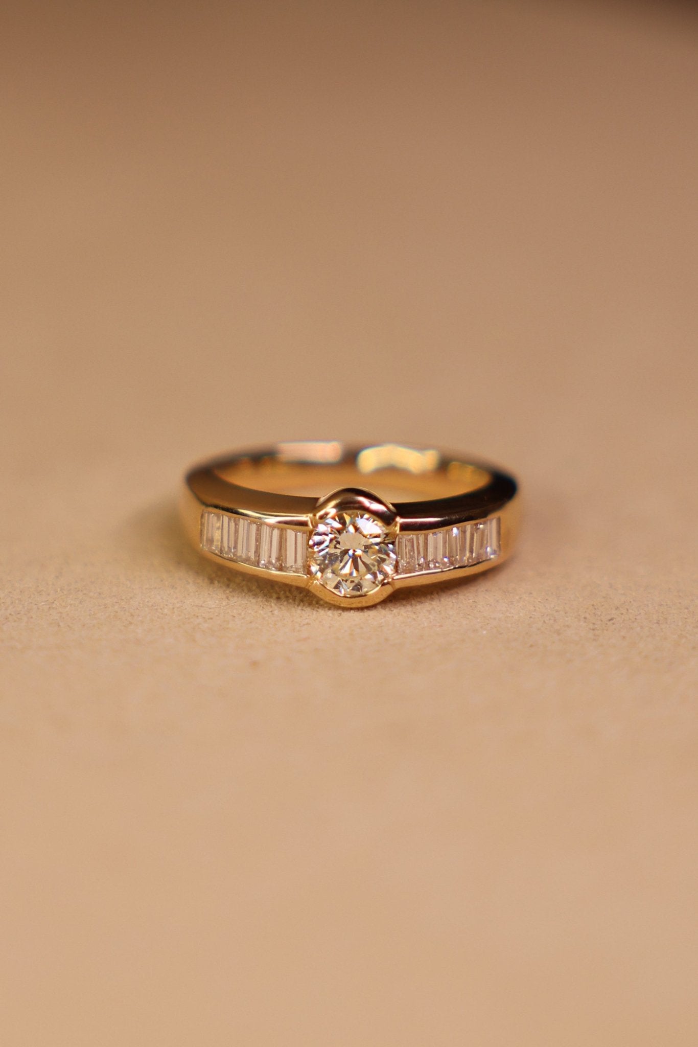 Vintage Diamond Baguette Ring - SIA Jewelry
