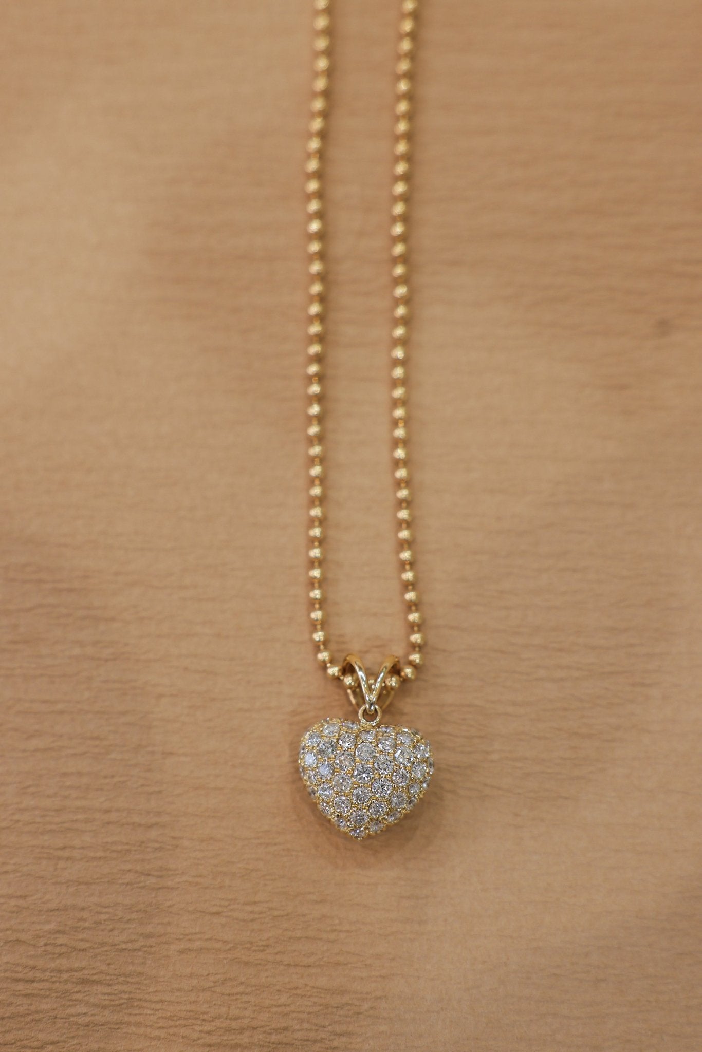 Vintage Heart Diamond Necklace - SIA Jewelry