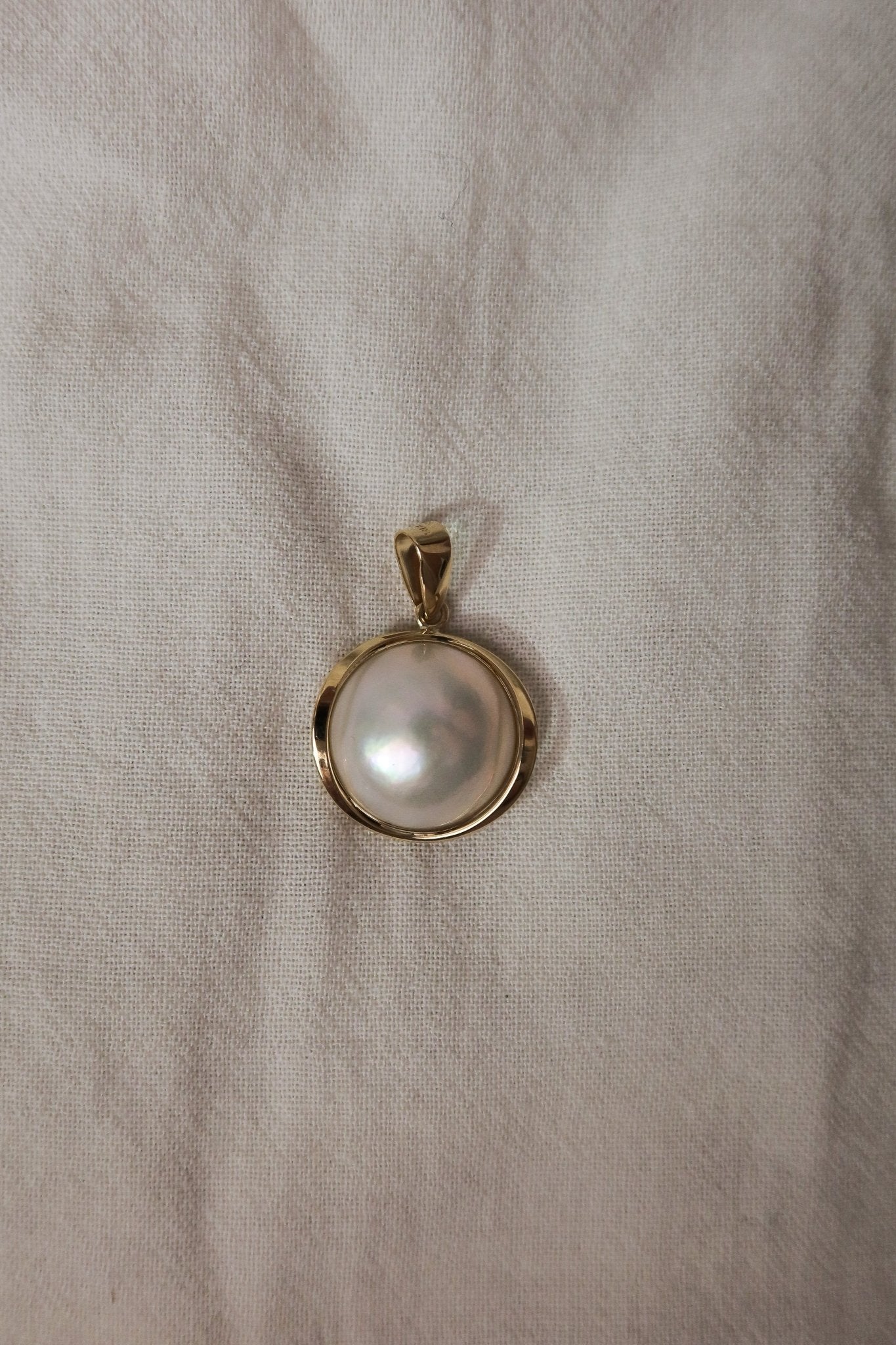 Vintage Mabe Pearl Pendant - SIA Jewelry