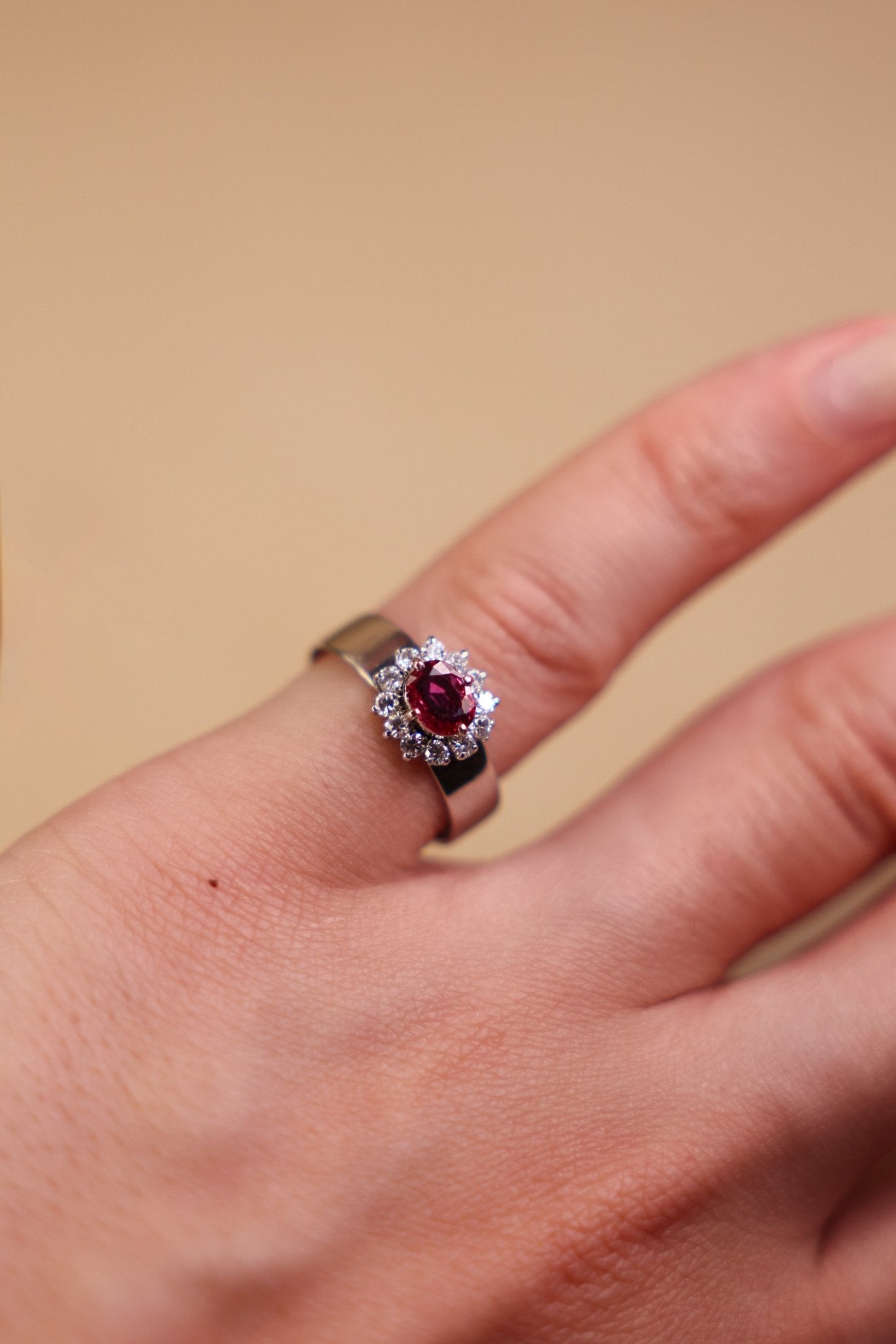 Vintage Ruby Diamond Ring - SIA Jewelry
