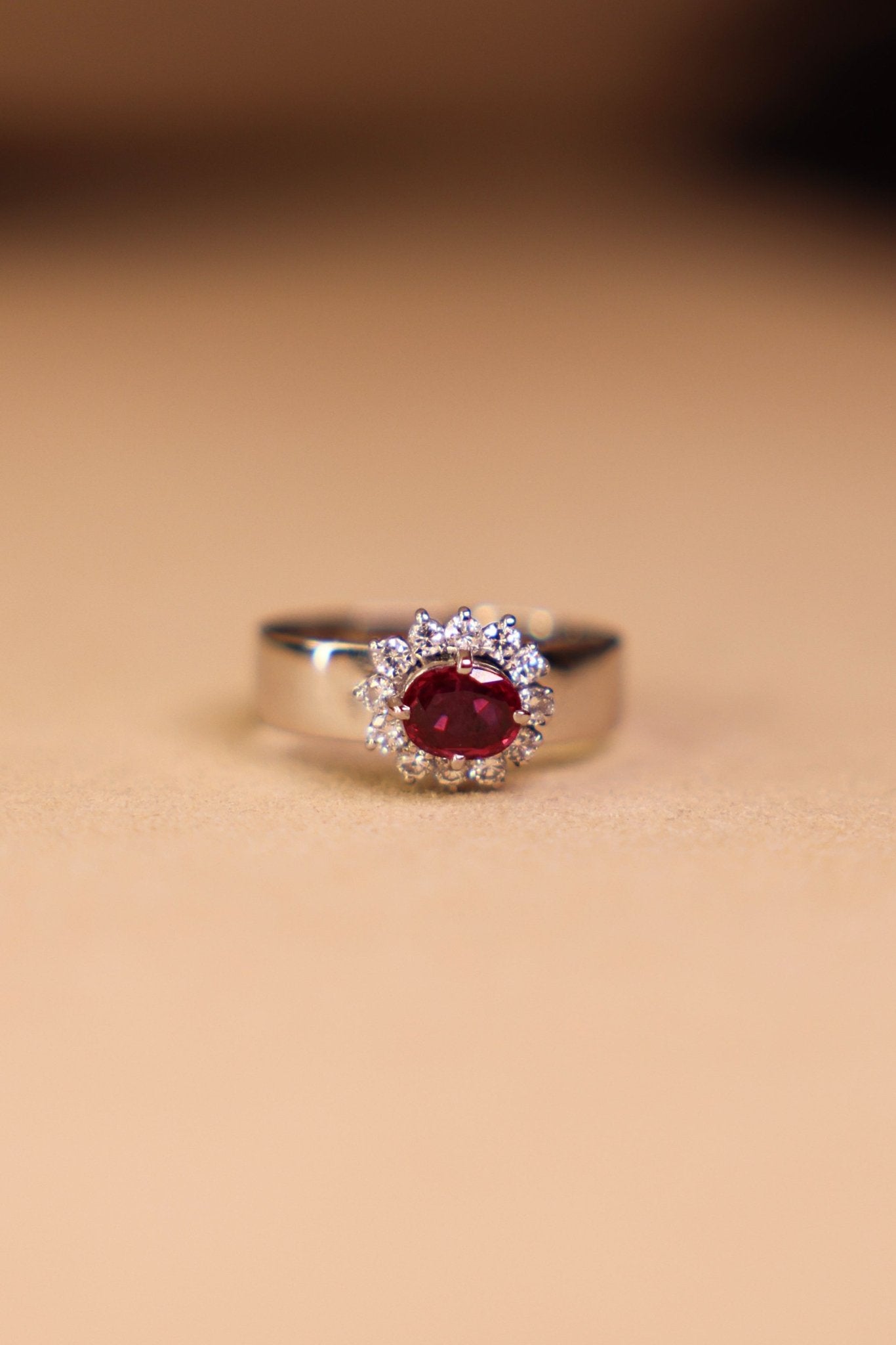 Vintage Ruby Diamond Ring - SIA Jewelry