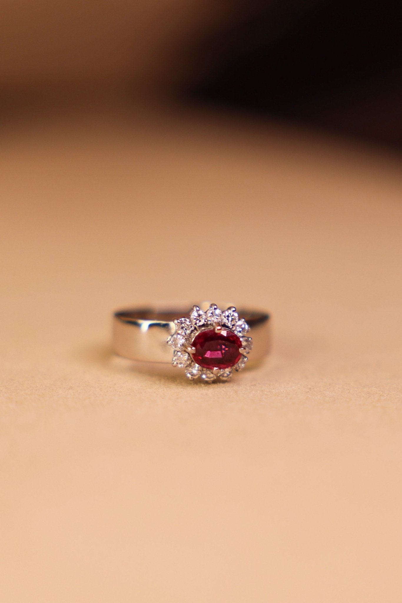 Vintage Ruby Diamond Ring - SIA Jewelry