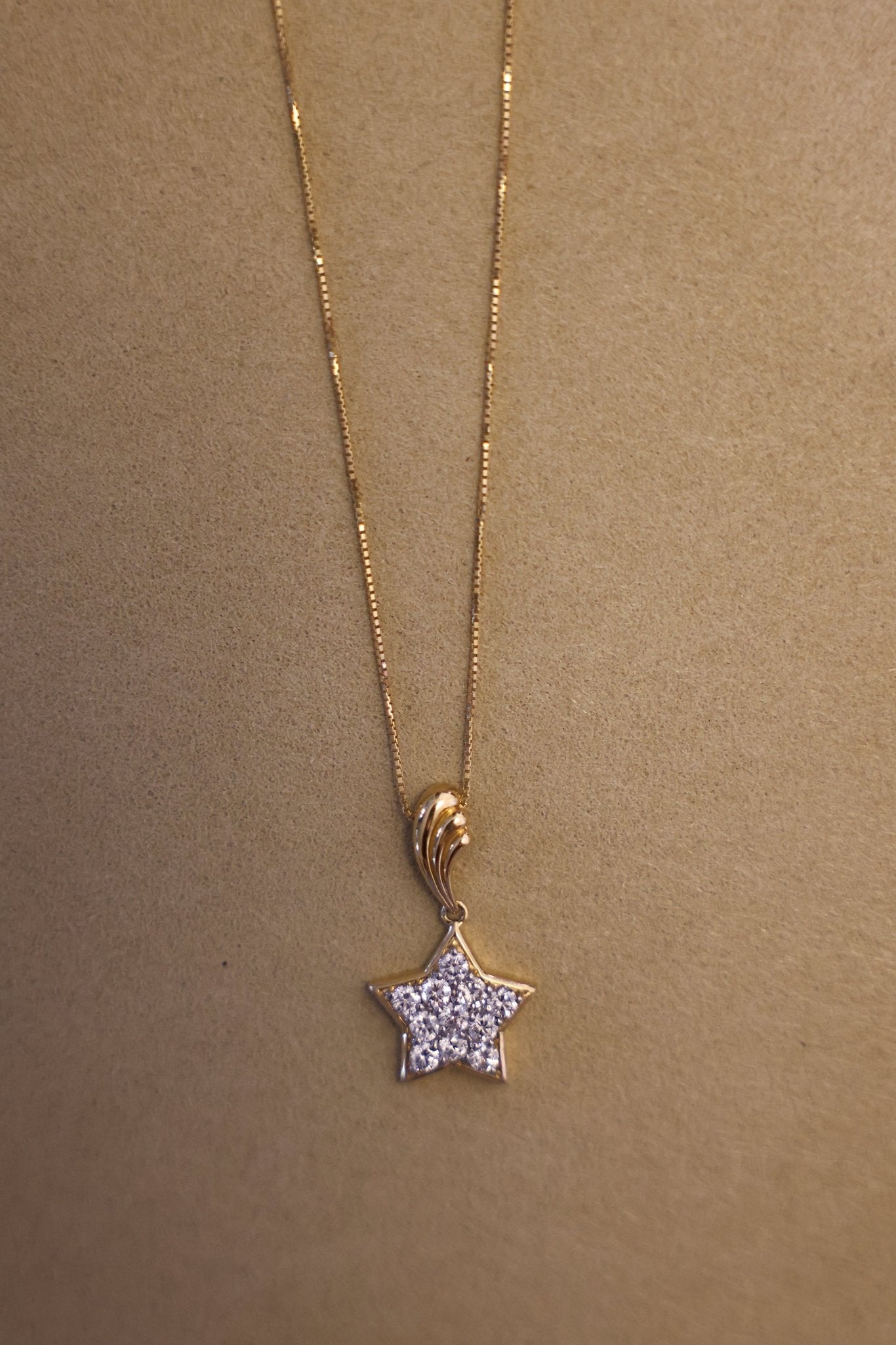 Vintage Star Diamond Necklace - SIA Jewelry
