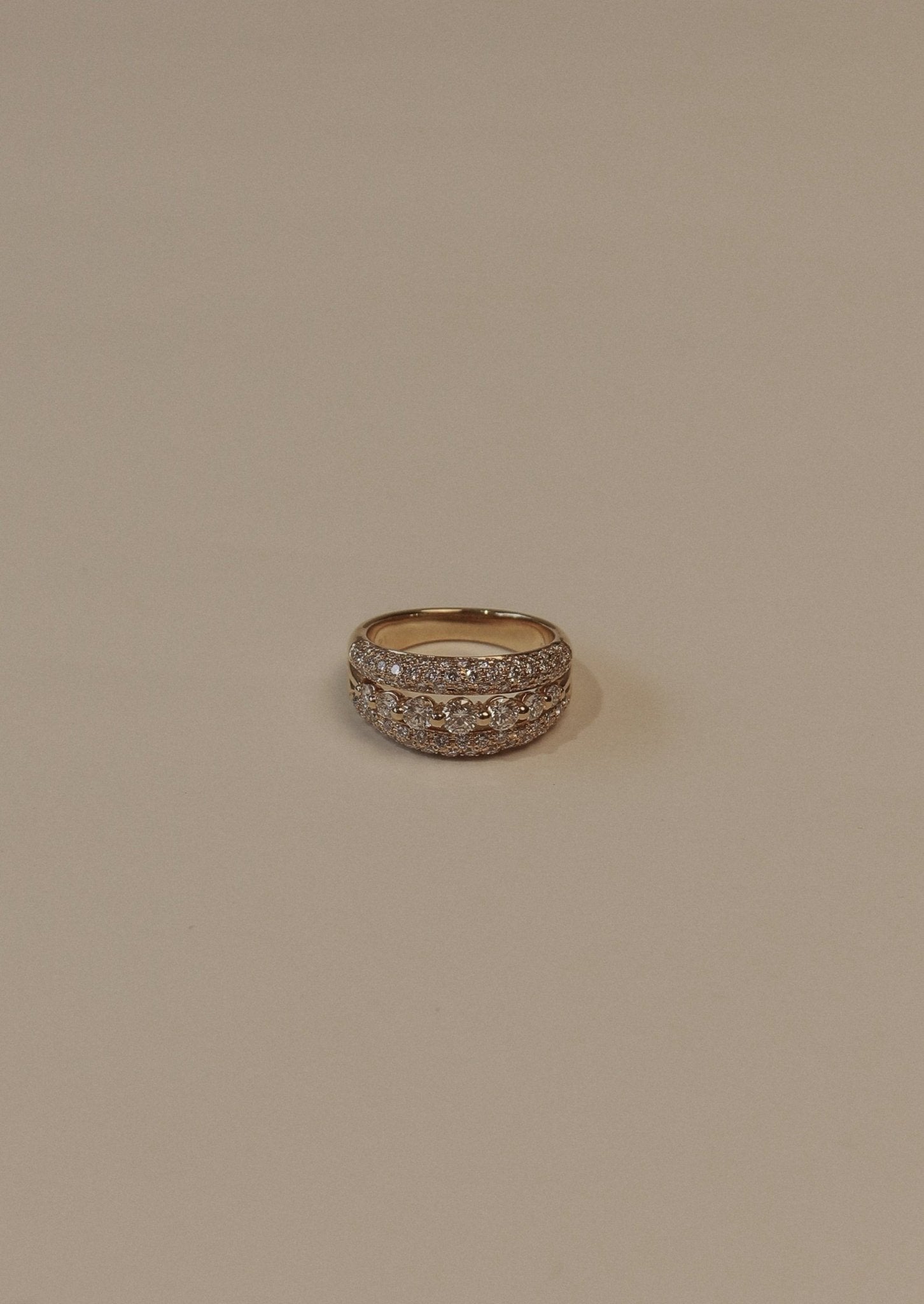 Vintage Trio Diamond Ring - SIA Jewelry