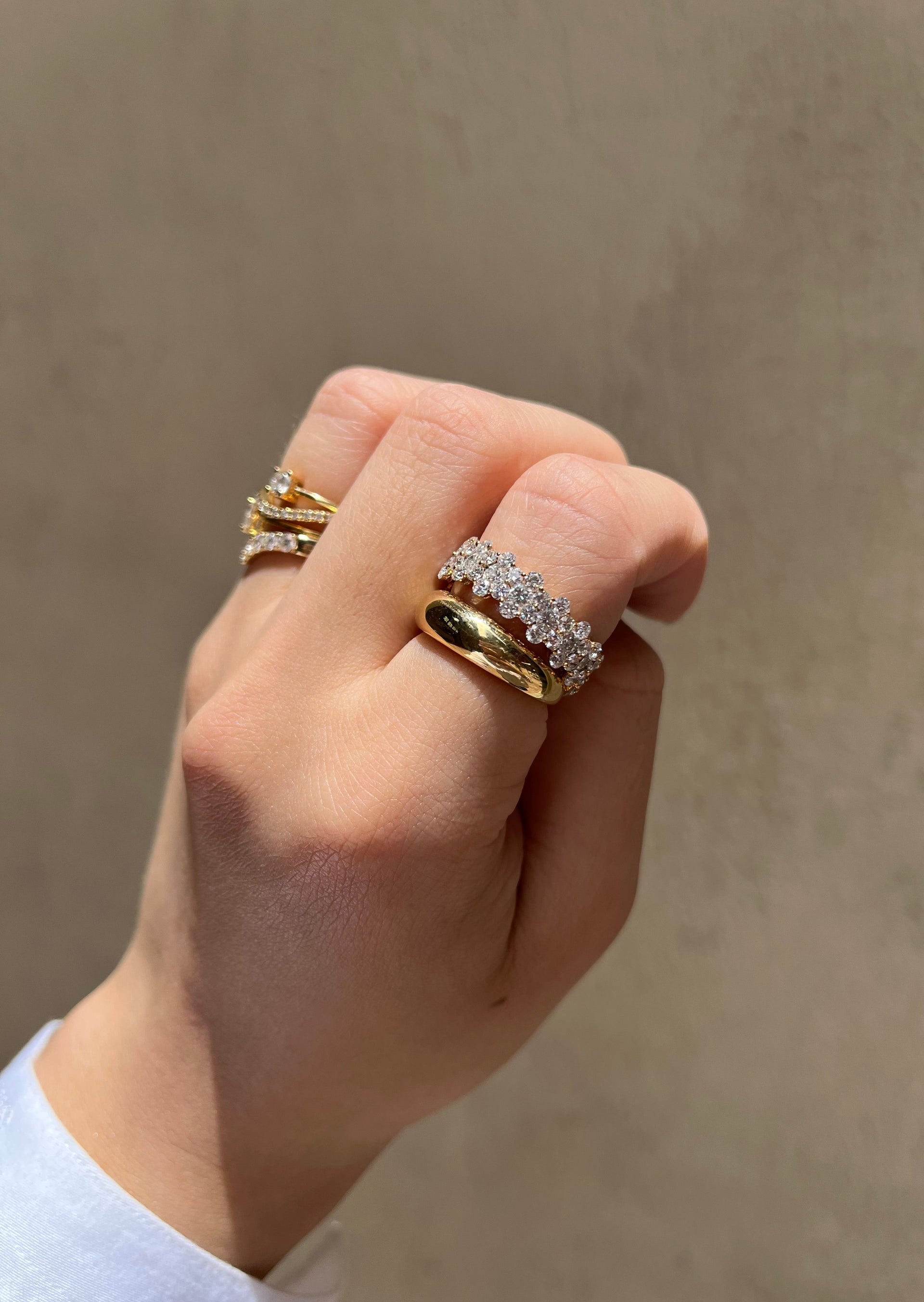 Dome Gold Ring