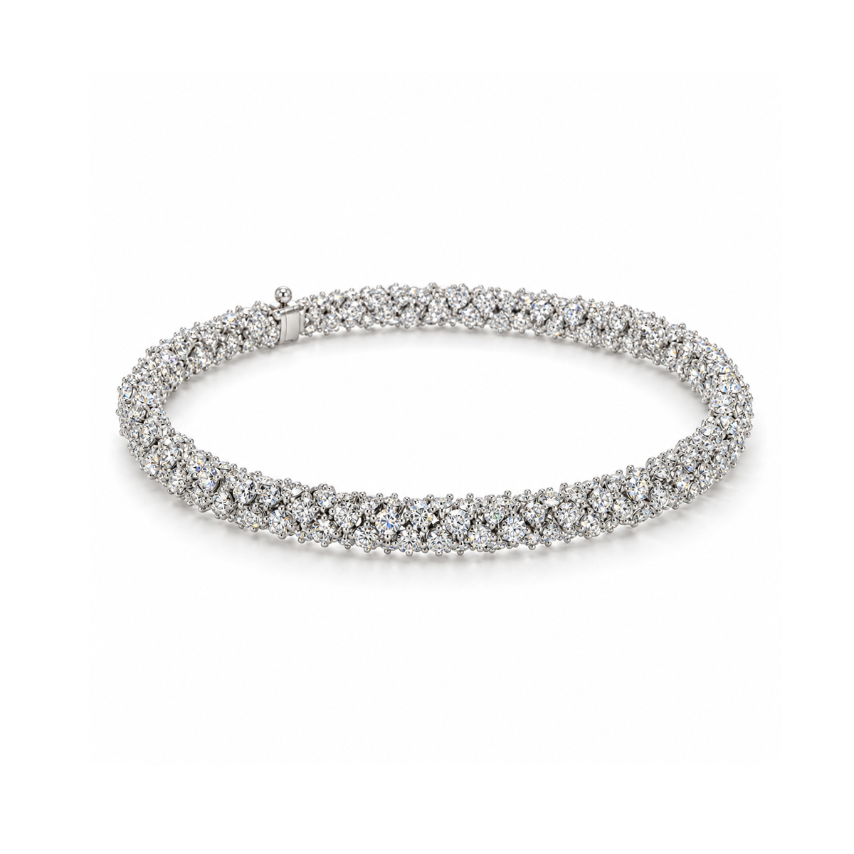 Liquid Gold Snake Diamond Bracelet