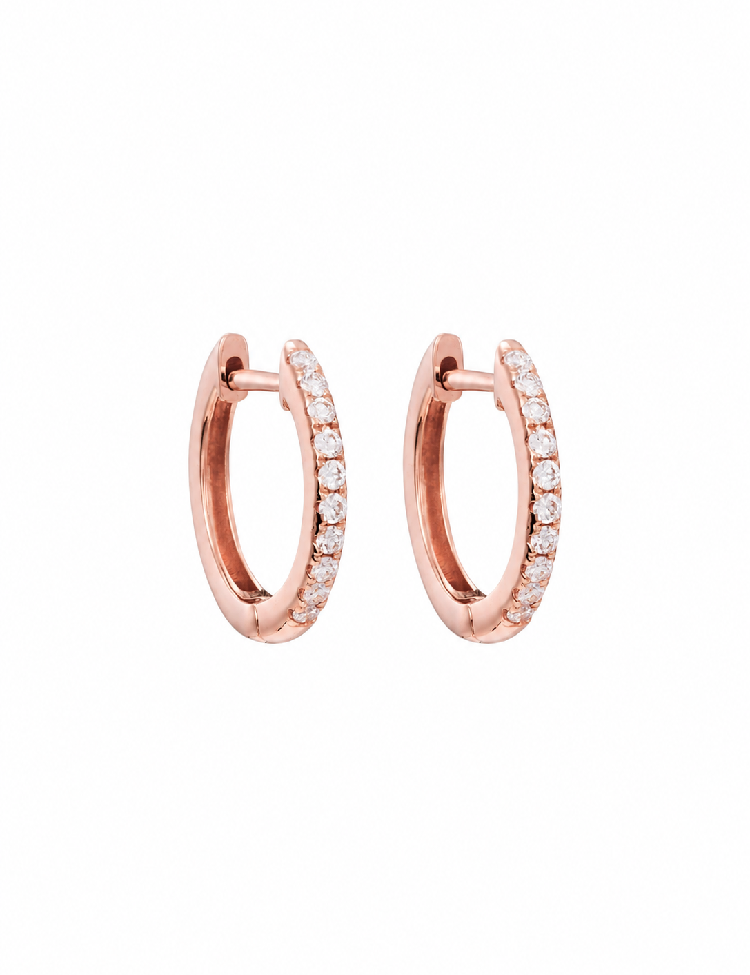Carly Classic Diamond Huggie Earring