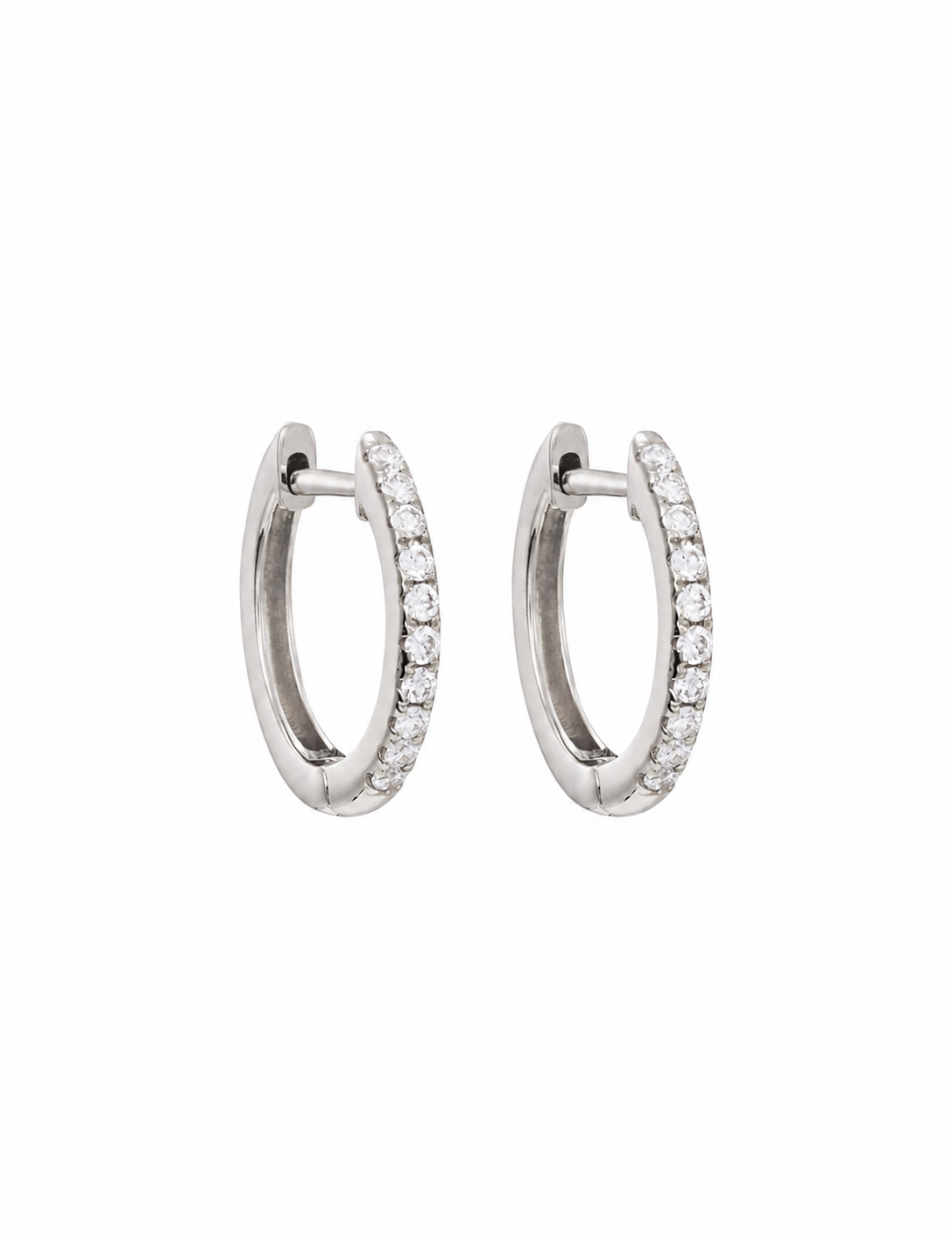 Carly Classic Diamond Huggie Earring