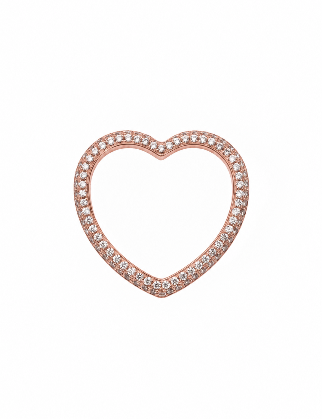 Elara Pavé Heart Ring