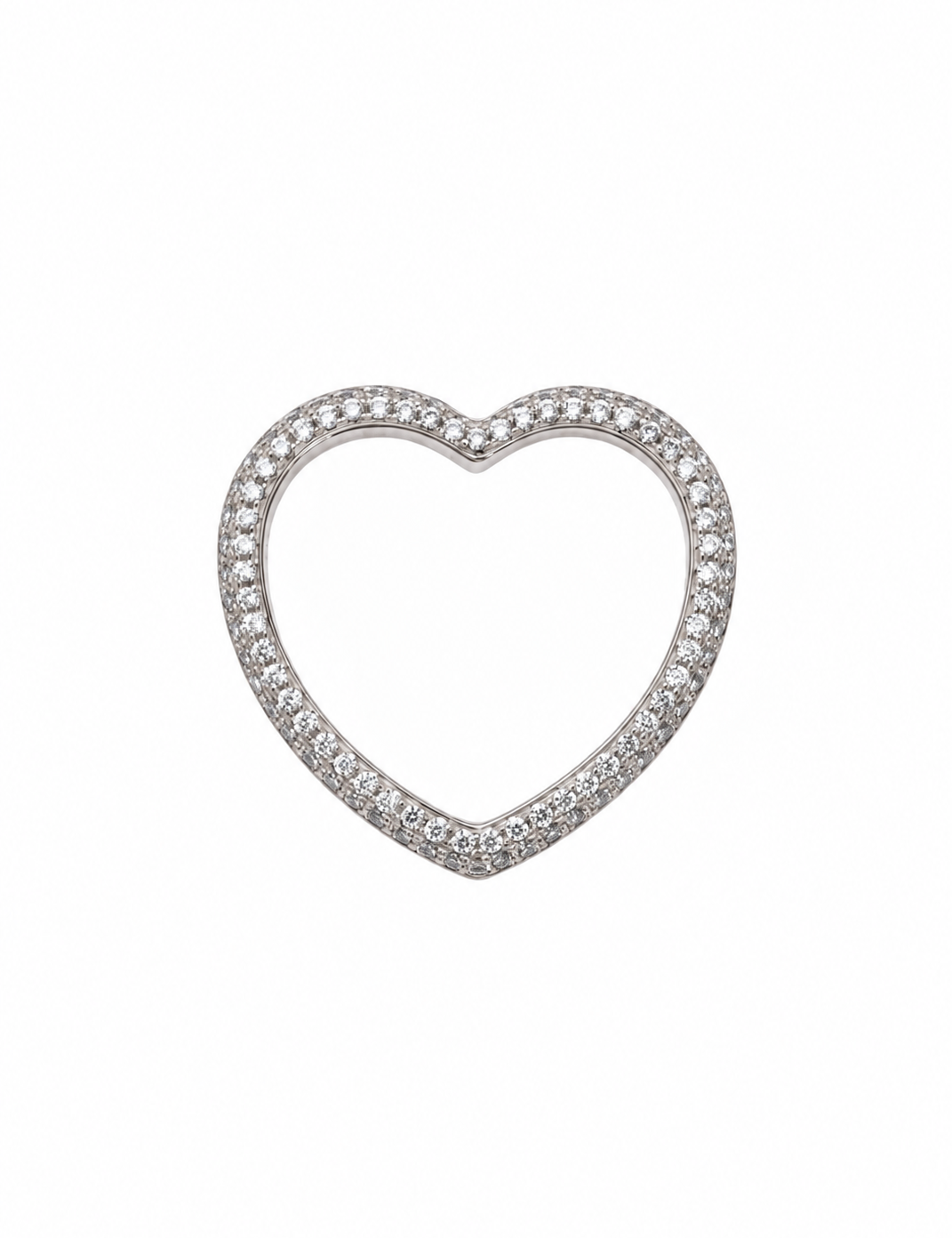 Elara Pavé Heart Ring