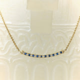 Forma Blue Sapphire Necklace