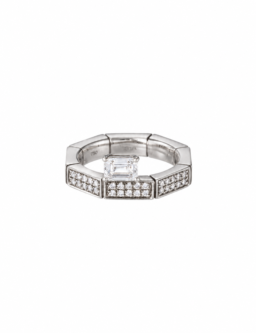 Oscar Octagon Diamond Ring