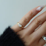 Adore Diamond Heart Signet Ring - SIA Jewelry