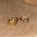 Affection Heart Locket Diamond Ring - SIA Jewelry