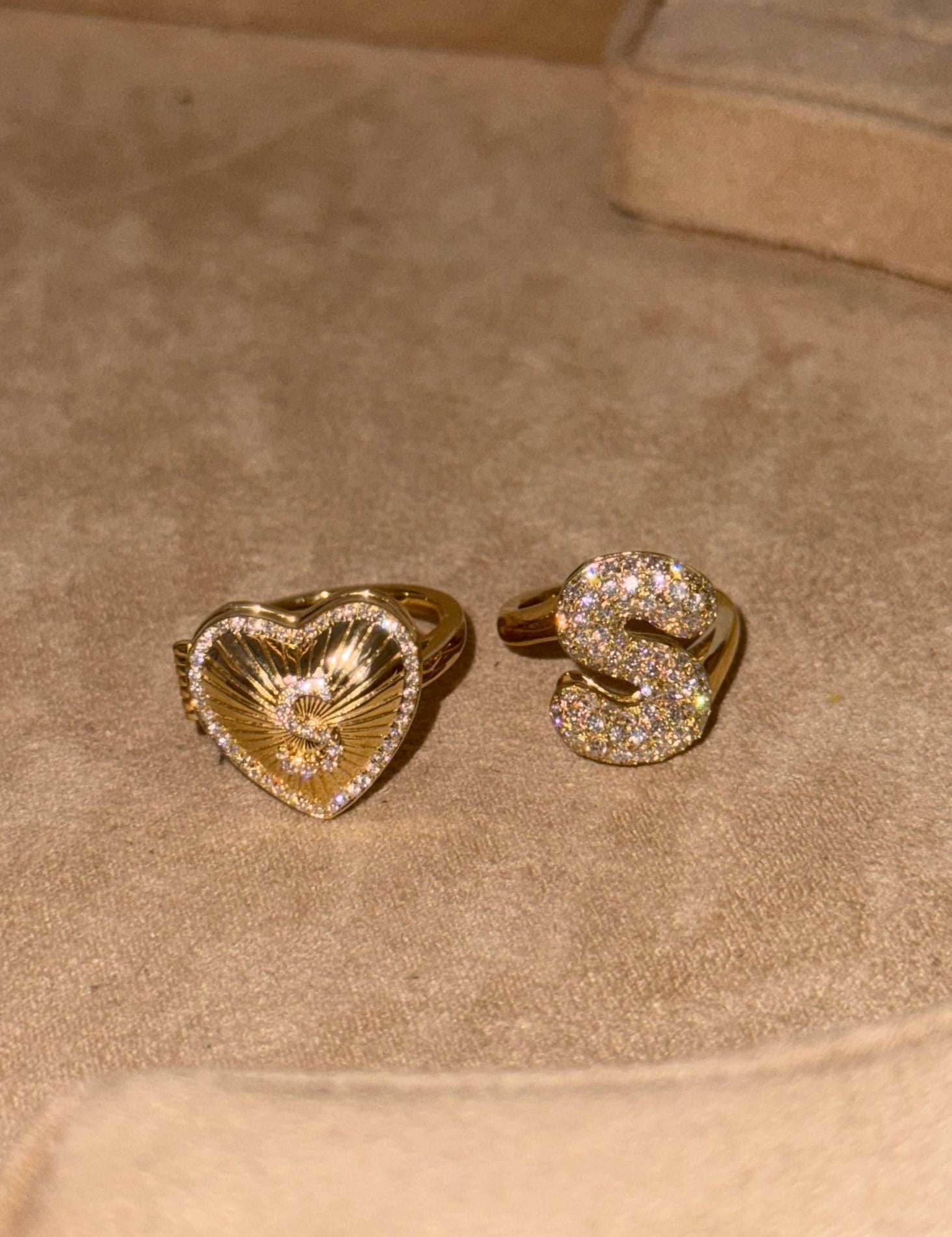 Affection Heart Locket Diamond Ring - SIA Jewelry