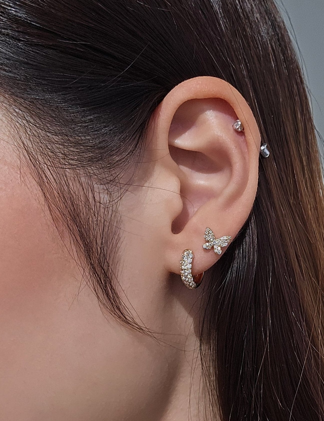 Ayla Diamond Huggie - SIA Jewelry