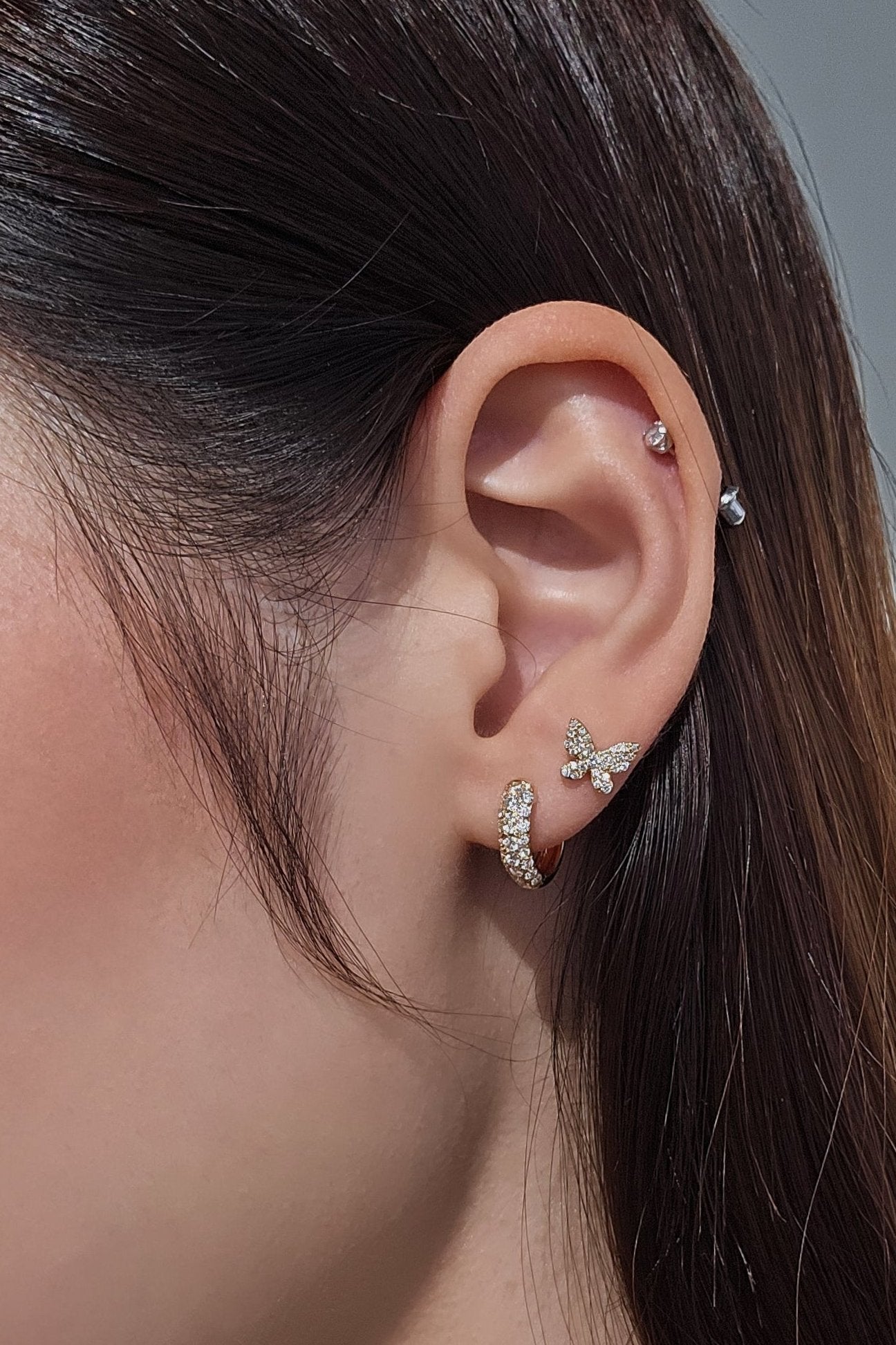 Ayla Diamond Huggie - SIA Jewelry