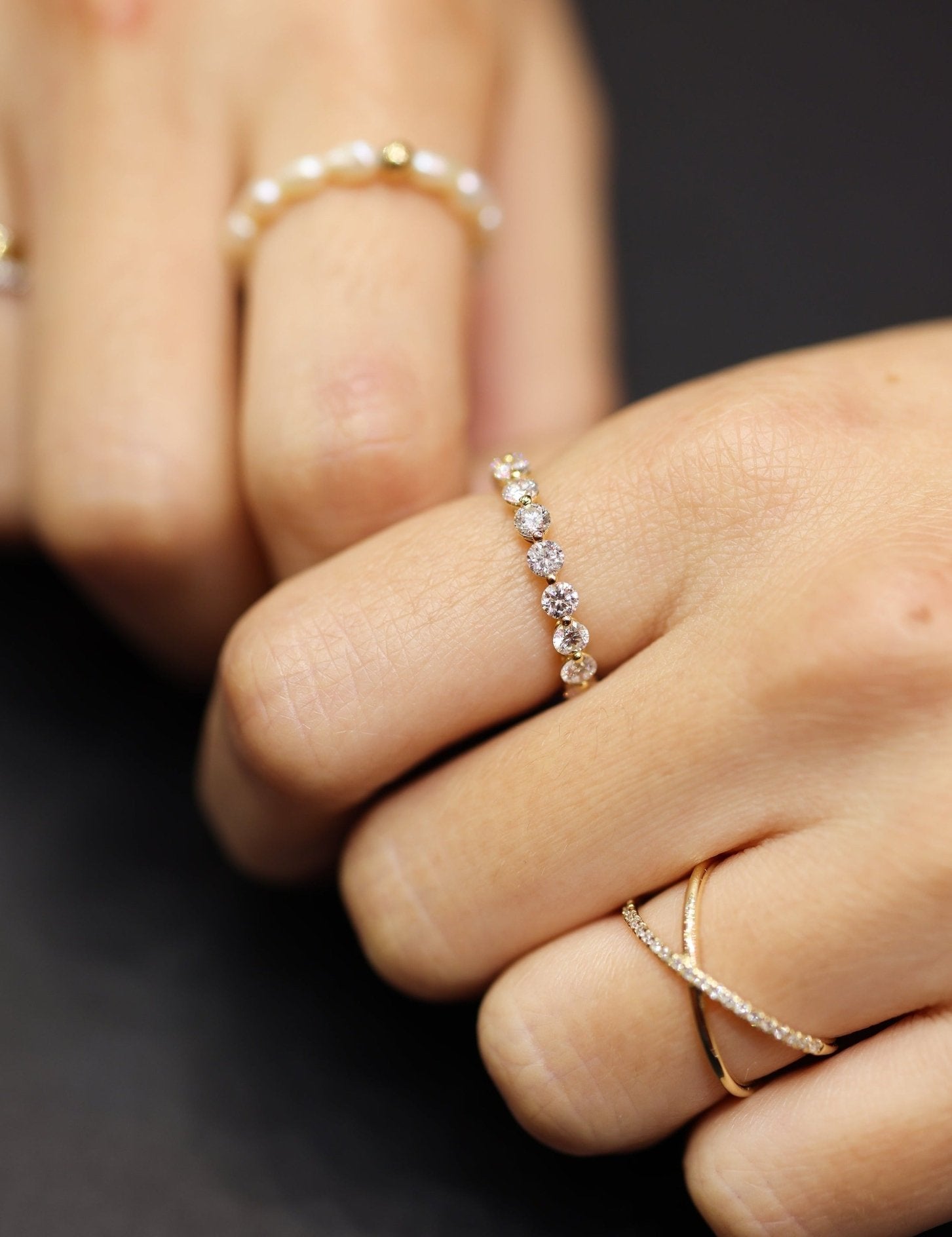 Ballet Diamond Eternity Ring - SIA Jewelry