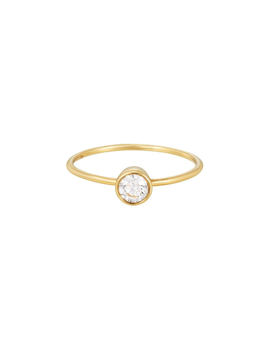Bezel Diamond Ring - SIA Jewelry