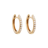 Carly Classic Diamond Huggie - SIA Jewelry