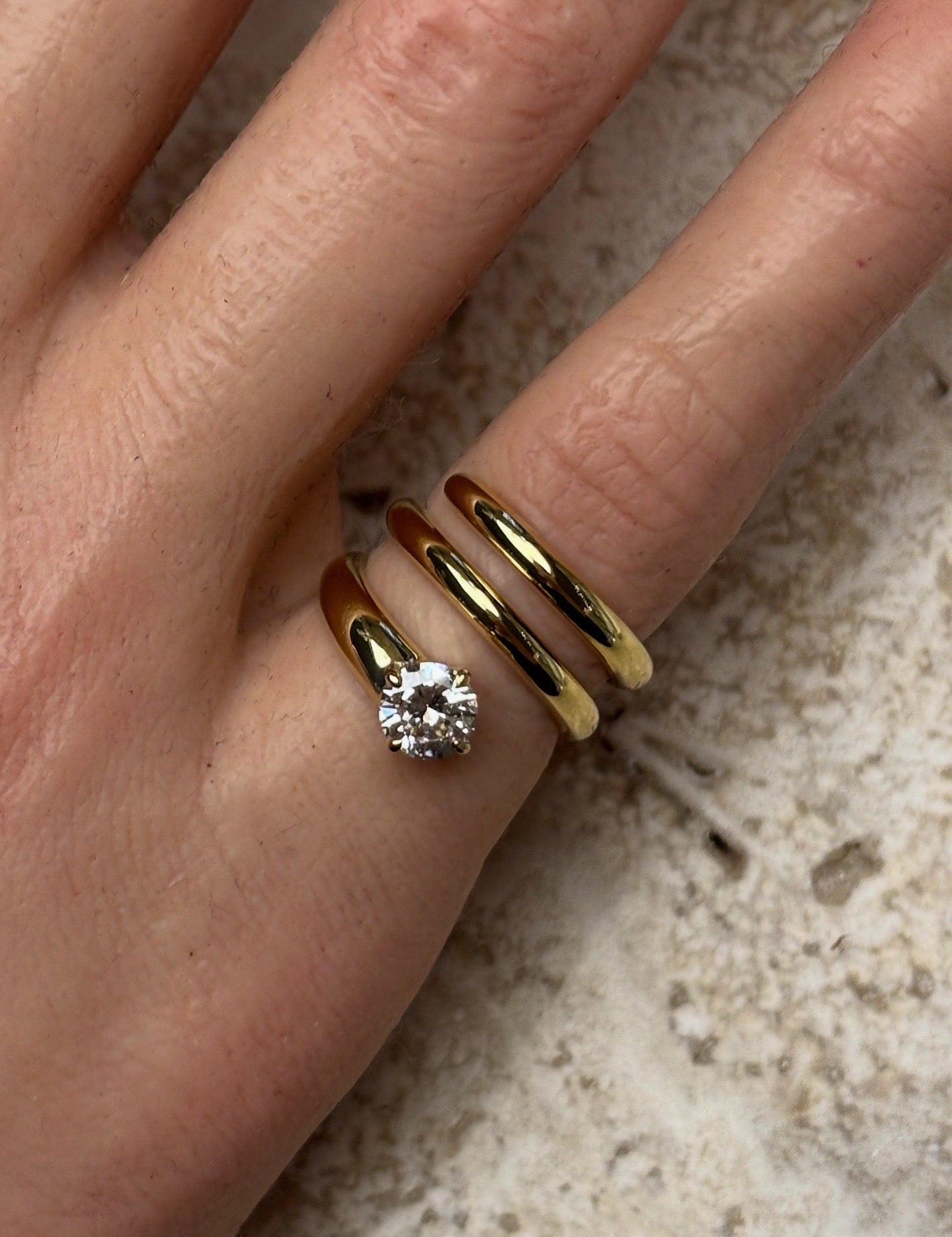 Charmaine Trinity Diamond Ring - SIA Jewelry