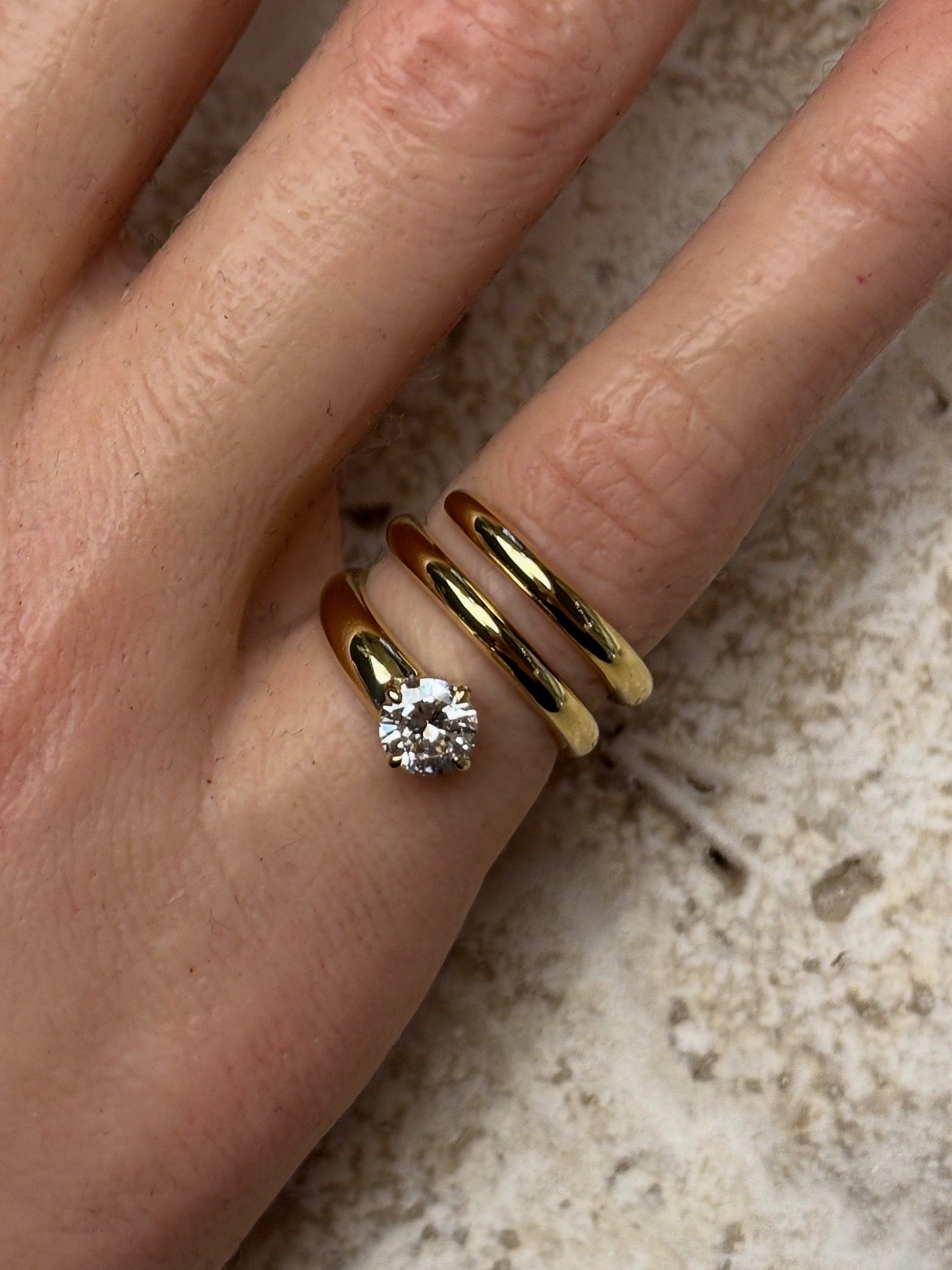 Charmaine Trinity Diamond Ring - SIA Jewelry