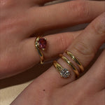 Charmaine Trinity Diamond Ring - SIA Jewelry