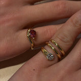 Charmaine Trinity Diamond Ring - SIA Jewelry