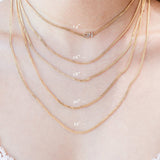 Classic Diamond Initial Necklace - SIA Jewelry