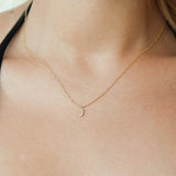 Classic Diamond Initial Necklace - SIA Jewelry