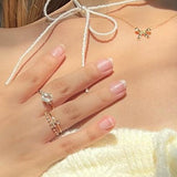 Classic Diamond Initial Ring - SIA Jewelry