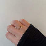 Classic Diamond Initial Ring - SIA Jewelry