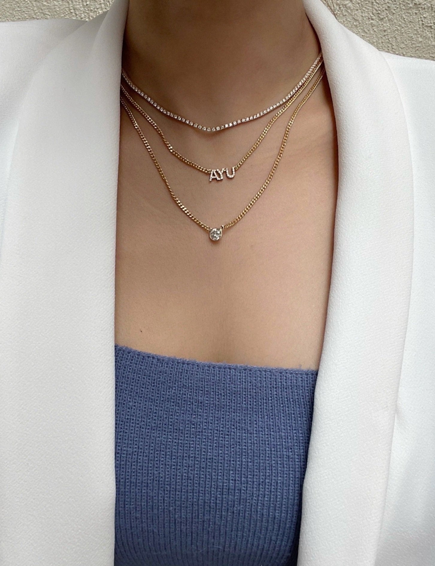 Classic Diamond Tennis Necklace - SIA Jewelry